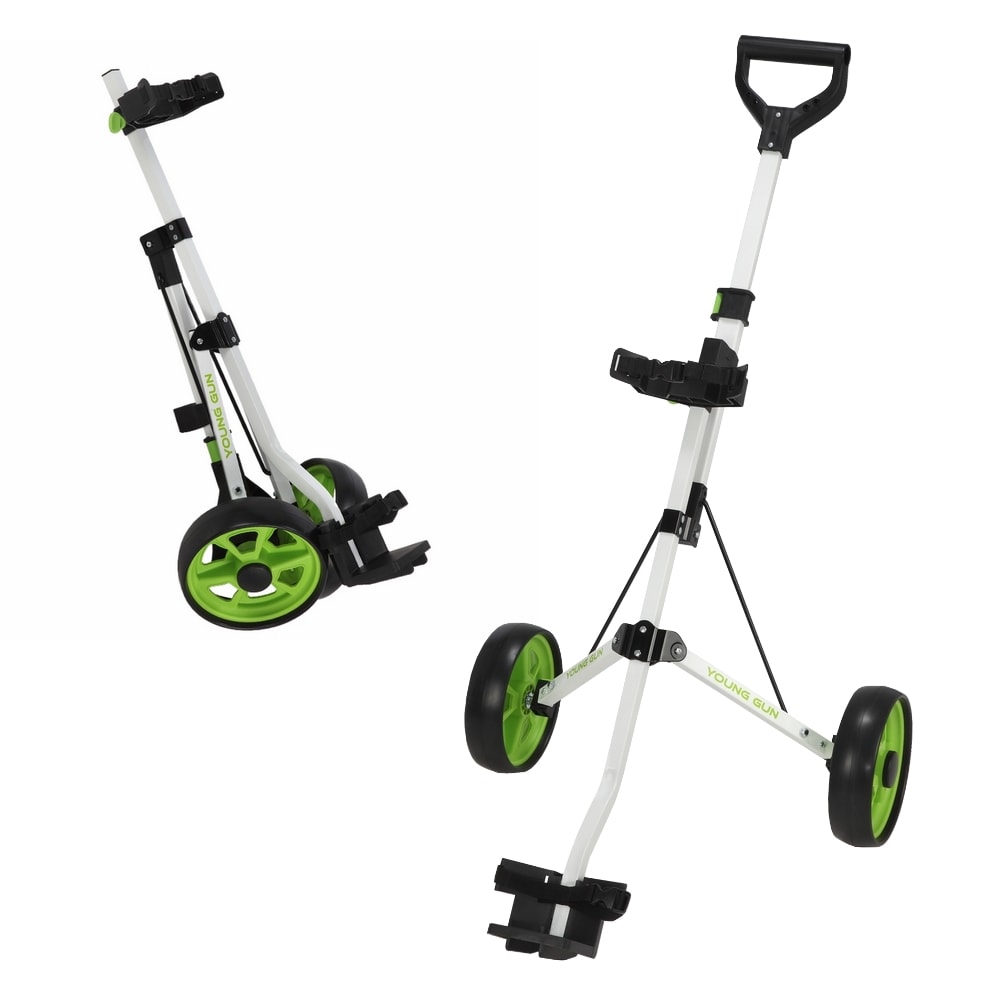 Young Gun Kids Adjustable Golf Cart for Junior Golfers 314 Years Old