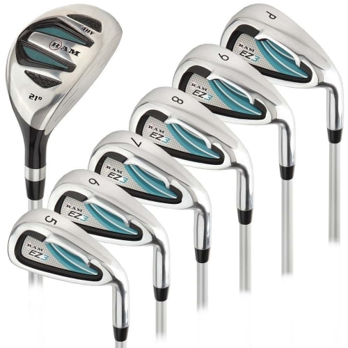 Ram Golf EZ3 Ladies Right Hand Iron Set 5-6-7-8-9-PW - HYBRID INCLUDED