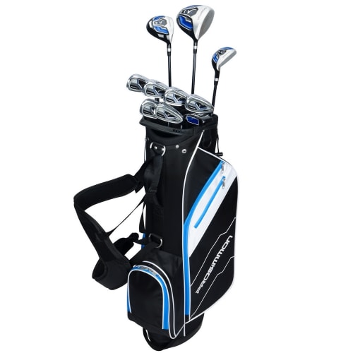 Prosimmon Golf V7 -1 Inch Mens Golf Clubs Set + Bag, Right Hand, Graphite/Steel Shaft, Regular