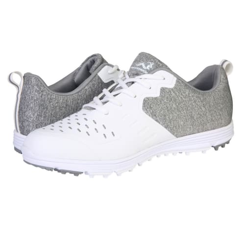 Woodworm Golf Sense Spikeless Golf Shoes, Mens, White/Grey