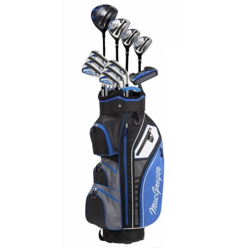 MacGregor Golf DCT3000 Premium Mens Golf Clubs Set, Graphite/Steel, Left Hand, Cart Bag