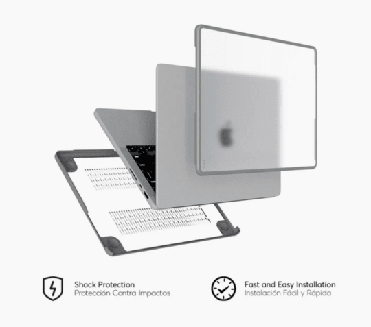 NCO HardCase Shock Crystal Gray for MacBook Pro 16" M1 PRO