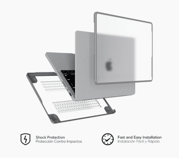 NCO HardCase Shock Crystal Gray for MacBook Pro 16" M1 PRO