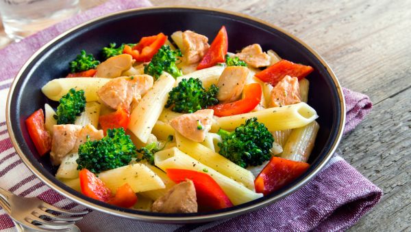 chicken and pasta dish
                    