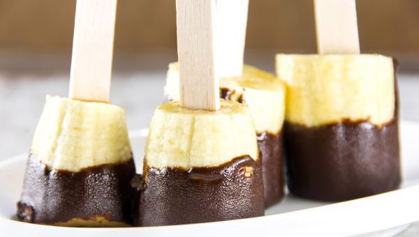 chocolate dipped bananas