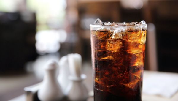 Soda with ice