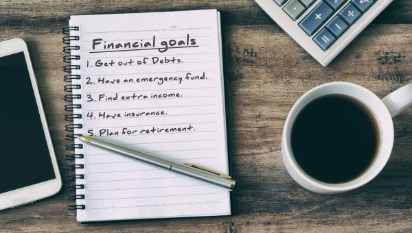list of financial goals