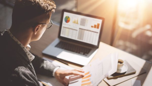 reviewing financial statements