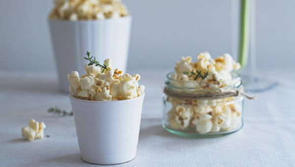 Bowls of popcorn