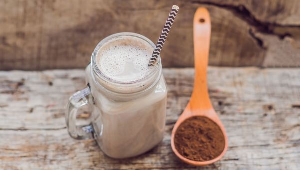 Frozen hot chocolate smoothie