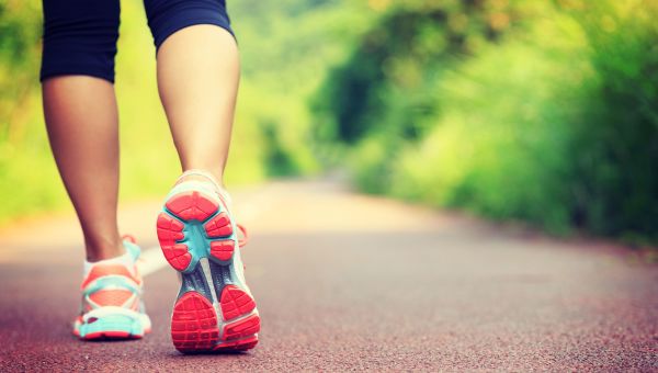 woman walking for exercise