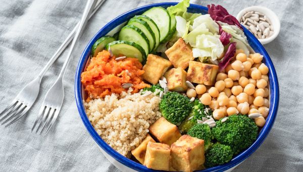 healthy quinoa bowl