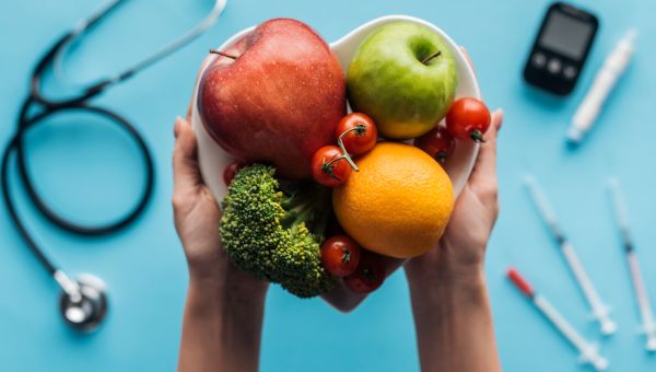 bowl of fruit and vegetables