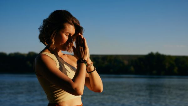 prayer pose