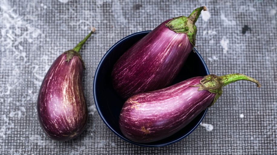 bowl full of eggplant