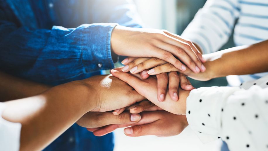 People holding hands