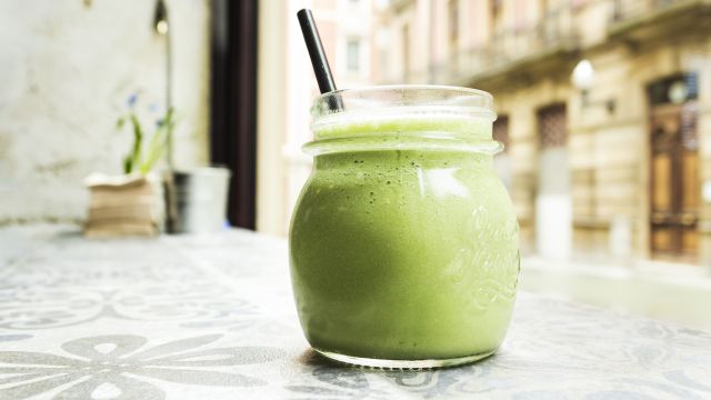 Green smoothie. Detox superfood