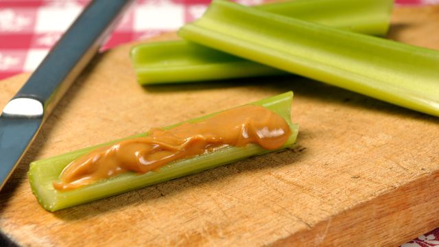 peanut butter and celery