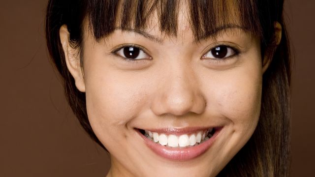 woman smiling, white teeth