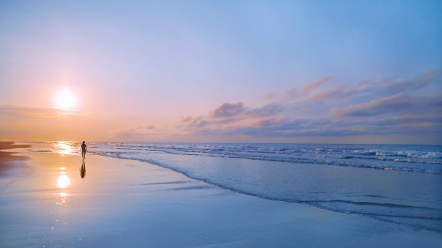 hospice, palliative care, dying, end of life, death, beach, hope
