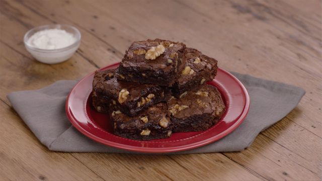 healthy walnut brownie 