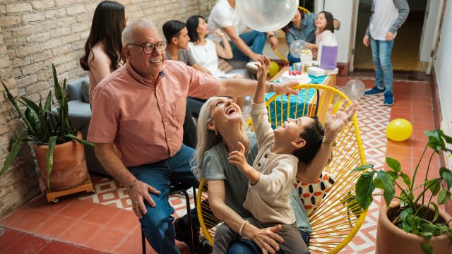 grandparents with grandchild