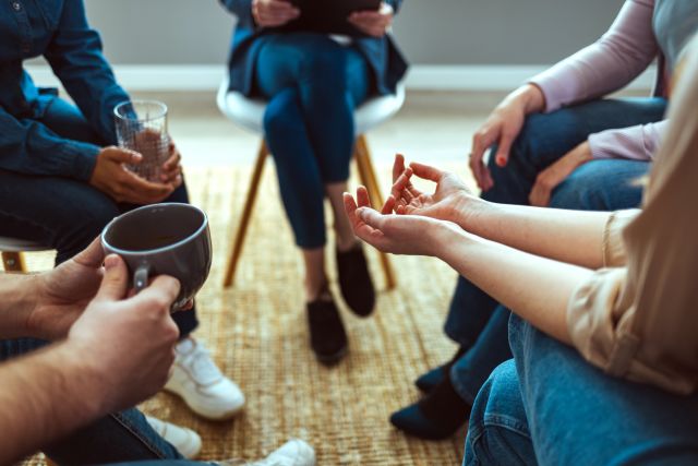 Support groups offer an opportunity to share ideas about coping with vision loss and a chance to help others who need support. 
