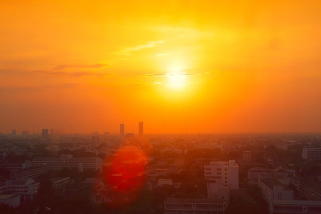 sun and skyscape