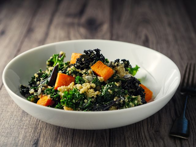 kale salad in a bowl