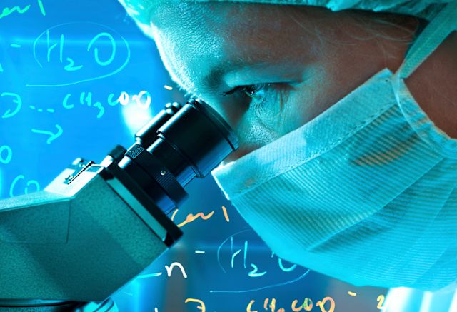 female doctor and patient at desk