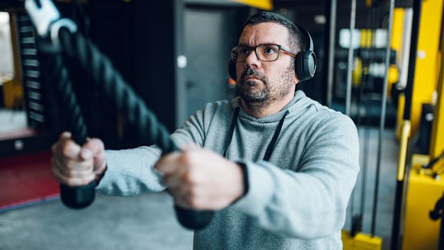 Both aerobic exercise and strength training are associated with improved moods, lower psychological distress, and an overall better quality of life in people who have prostate cancer.