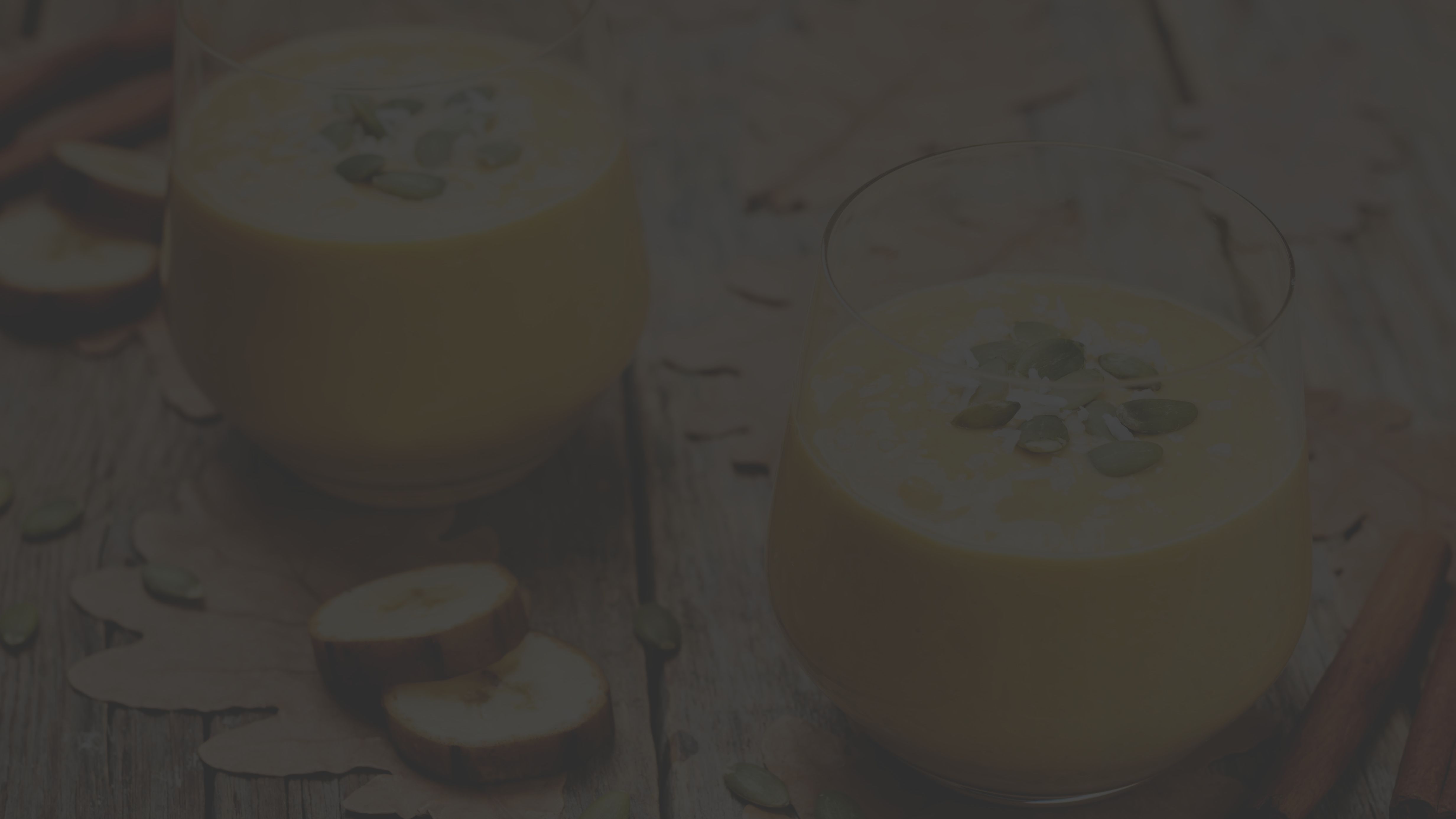 Autumn squash smoothies