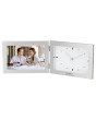 Promo 6"x4" Hinged Photo Frame and Clock