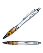 Custom Emissary Click Pen - Leopard Print