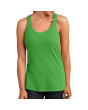 District Made Ladies Solid Gathered Racerback Tank