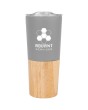 16 oz. Marlow Stainless Steel Tumbler with Bamboo Base