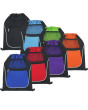 Imprinted Drawstring Sports Pack With Dual Pockets