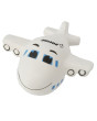 Imprinted Smiley Airplane Stress Reliever