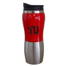 14 Oz. Stainless Steel Curved Travel Tumbler