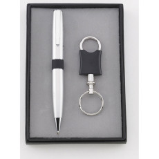 Customizable Pen & Pewter Keychain