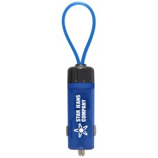 Luminous USB Car Charger Key Strap