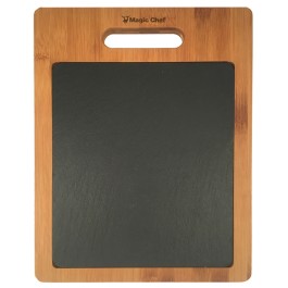 Bamboo Cutting Board with Slate Insert