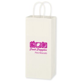 Kraft Paper White Wine Bag - 5.25" X 13"