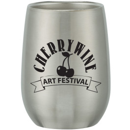 Imprinted Stainless Steel Stemless Wine Glass