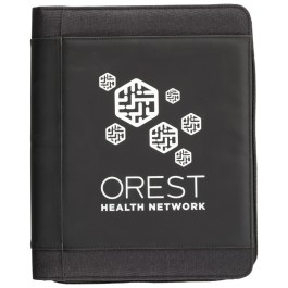 Zoom Wireless Charging Zippered Padfolio