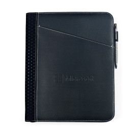 Branded Cedar Leather Padfolio