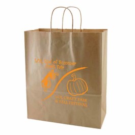 Personalized Recycled Natural Kraft Bags