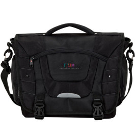 Monogrammed Executive Messenger Bag