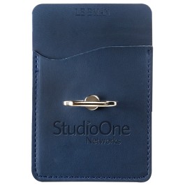 Tuscany Card Holder with Metal Ring Phone Stand