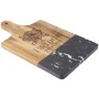 Black Marble And Wood Cutting Board